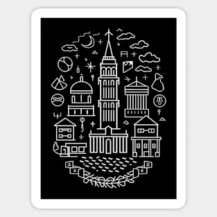 TRAVEL AND TOURISM ICONS Sticker